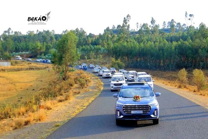 Our cars service Ethiopia wedding